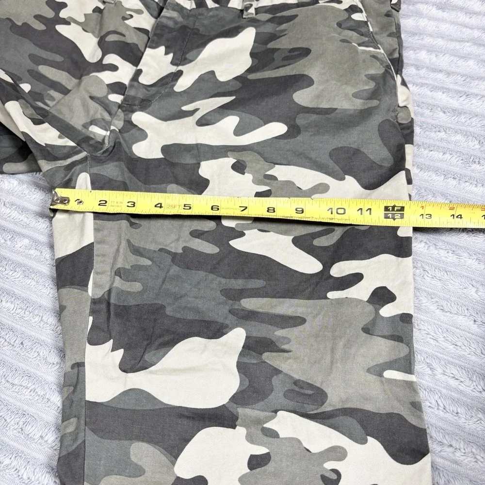 Tommy Hilfiger Camouflage Pants Mens 40x30 Green Camo Flat Front‎ Custom Fit